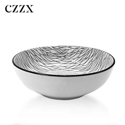 10 inch cheap modern tableware serving food ceramic large soup bowls