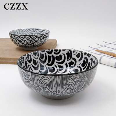 Wholesale 5.5" modern porcelain ceramic tableware food rice soup bowls