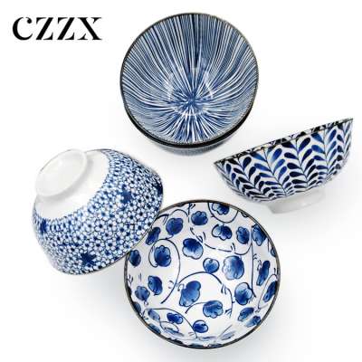 Wholesale fashion cheap gift set korean cereal rice ceramic bowl